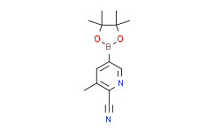 3-methyl-5-(4,4,5,5-tetramethyl-1,3,2-dioxaborolan-2-yl)picolinonitrile